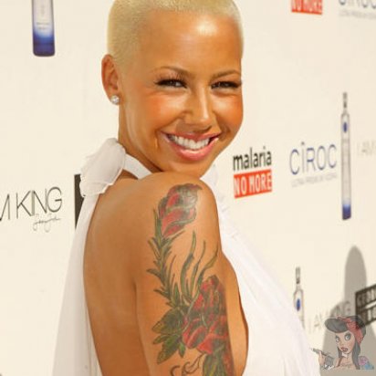 38+ Upper Back Amber Rose Back Tattoo Pics